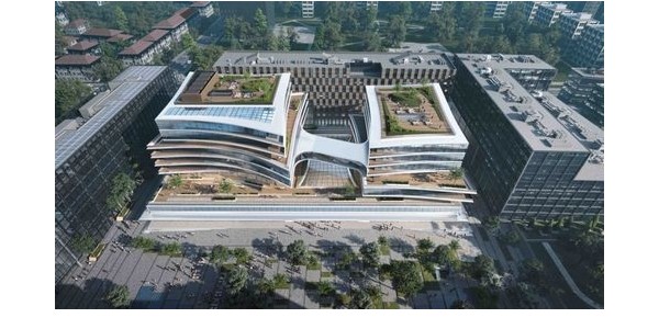 扎哈·哈迪德建筑事務(wù)為立陶宛設(shè)計(jì)“懸臂式”商業(yè)中心