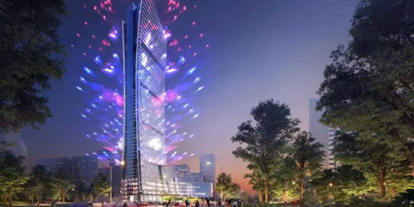 寧波新一中心，形如一棵大樹 / 巴馬丹拿