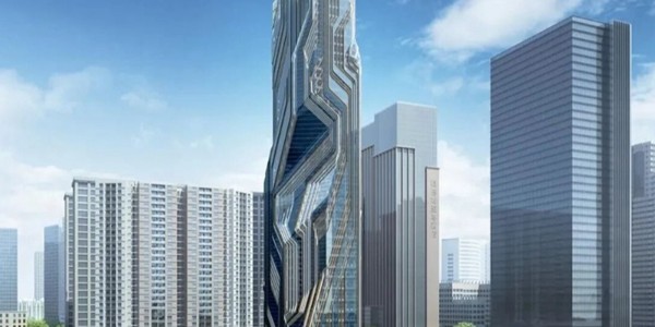 深圳又一新地標封頂，由扎哈事務(wù)所設(shè)計，形如‘變形金剛’