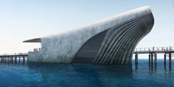 世界上最大的鯨魚(yú)形自然海洋天文臺(tái)已著手建造