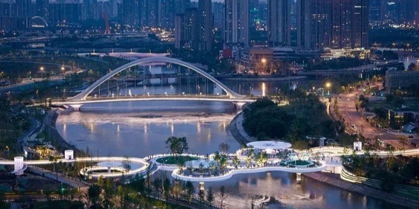 成都漂浮公園，一座橋，九種風(fēng)景