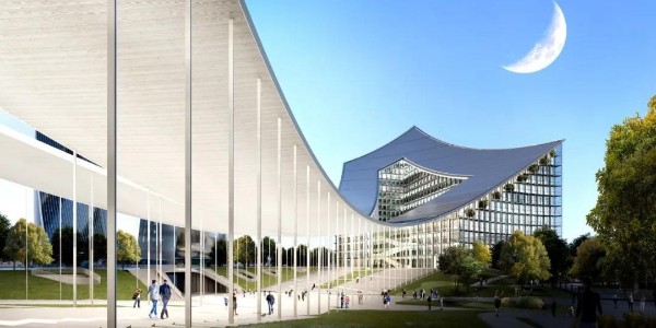 BIG米蘭綜合體CityWave破土動(dòng)工，140m 長(zhǎng)大型天篷連接兩棟建筑