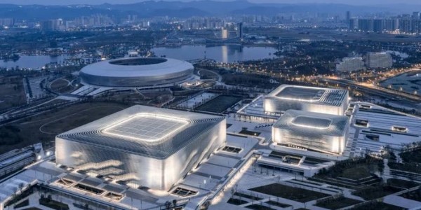 成都東安湖體育公園，形如“CPU”的新地標(biāo)