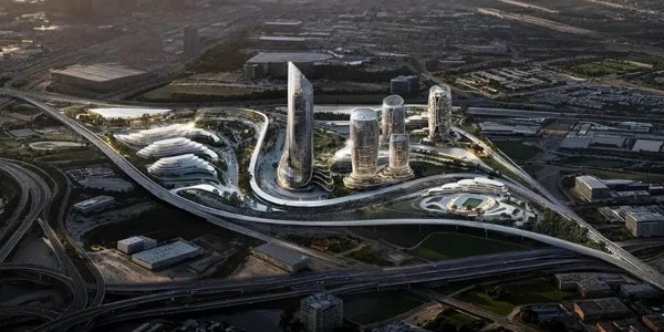 濃濃的扎哈風—美國洛杉磯奧運村規(guī)劃設計方案