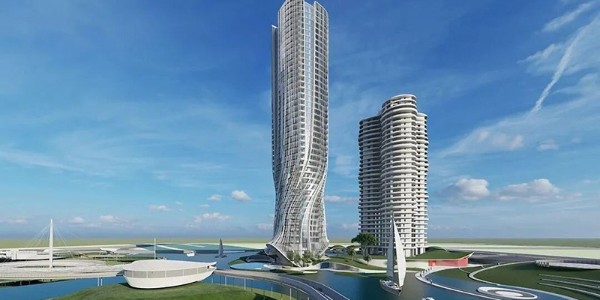 成都超高層住宅Dancing Tower，如流動(dòng)雕塑