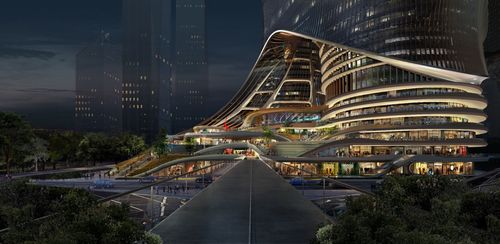 深圳超級總部基地C塔樓照明設計解析